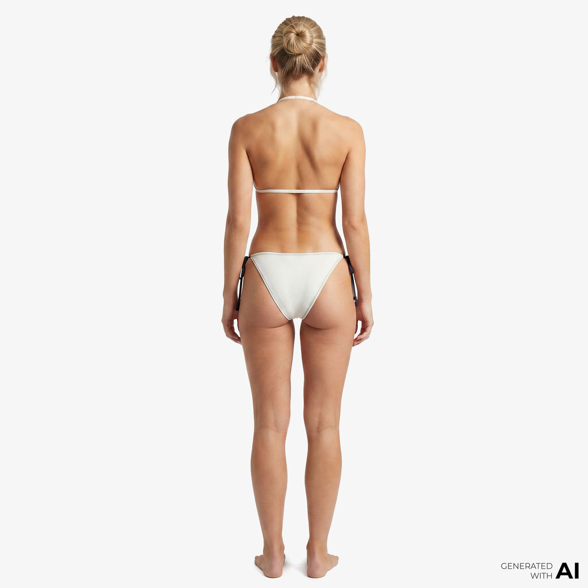 Calvin Klein Side Tie Kadın Beyaz Bikini Altı