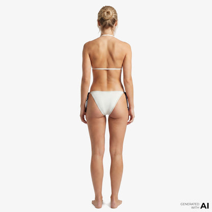 Calvin Klein Side Tie Kadın Beyaz Bikini Altı