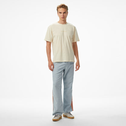 Story Of Angels Small Logo Linen Erkek Bej T-shirt