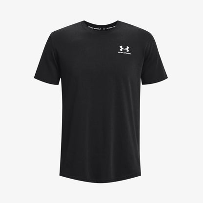 Under Armour Logo Nakışlı Heavyweight Siyah Kısa Kollu Erkek T?shirt