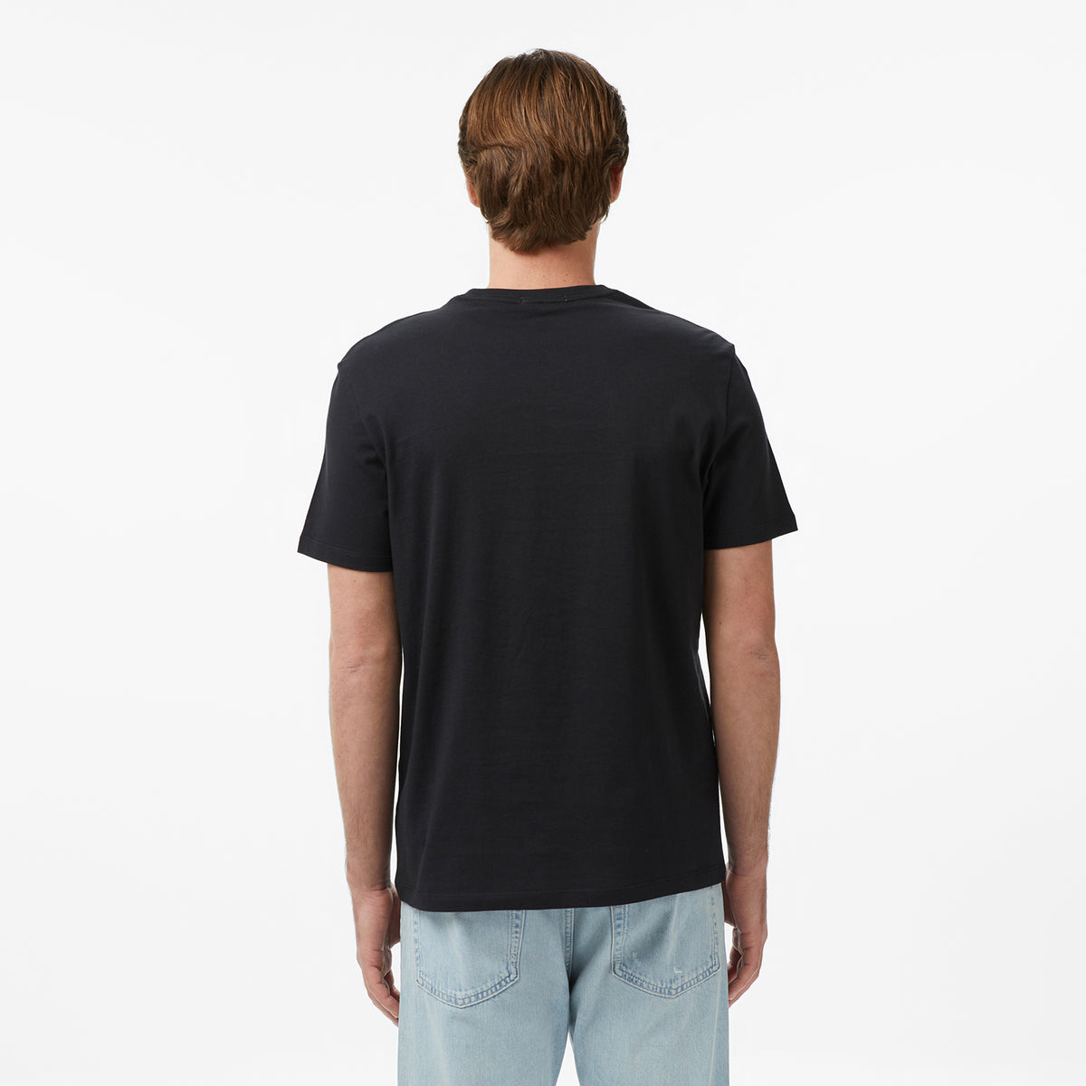 Calvin Klein 30s Jersey Classic Micro Mono Erkek Siyah T-shirt