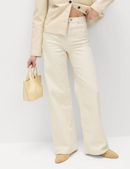 Pamuklu Wide Leg Pantolon