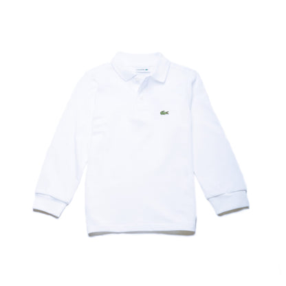 Lacoste Çocuk Uzun Kollu Beyaz Polo