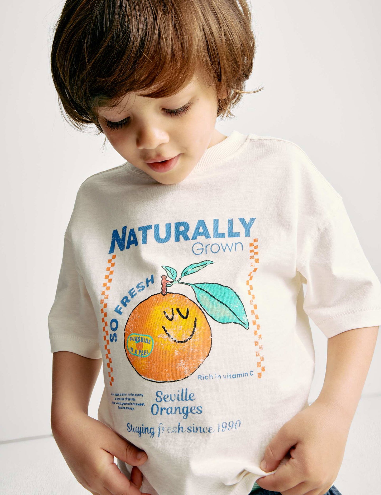 Pamuk Karışımlı T-shirt (2-8 Yaş)