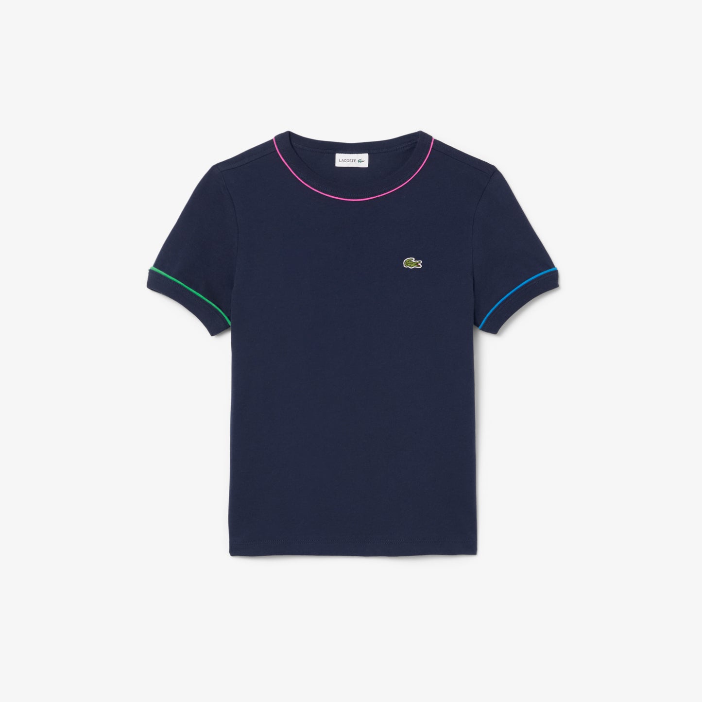 Lacoste Çocuk Bisiklet Yaka Lacivert T-shirt