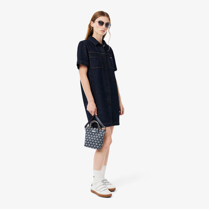 Lacoste Mini L.12.12 Kadın Lacivert Postacı Çantası
