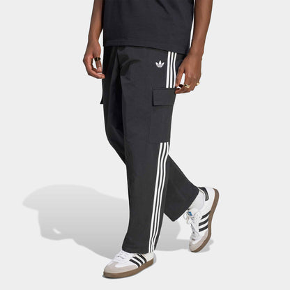Adidas 3-stripes Cargo Erkek Siyah Eşofman Altı