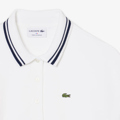 Lacoste Slim Fit Kadın Beyaz Polo