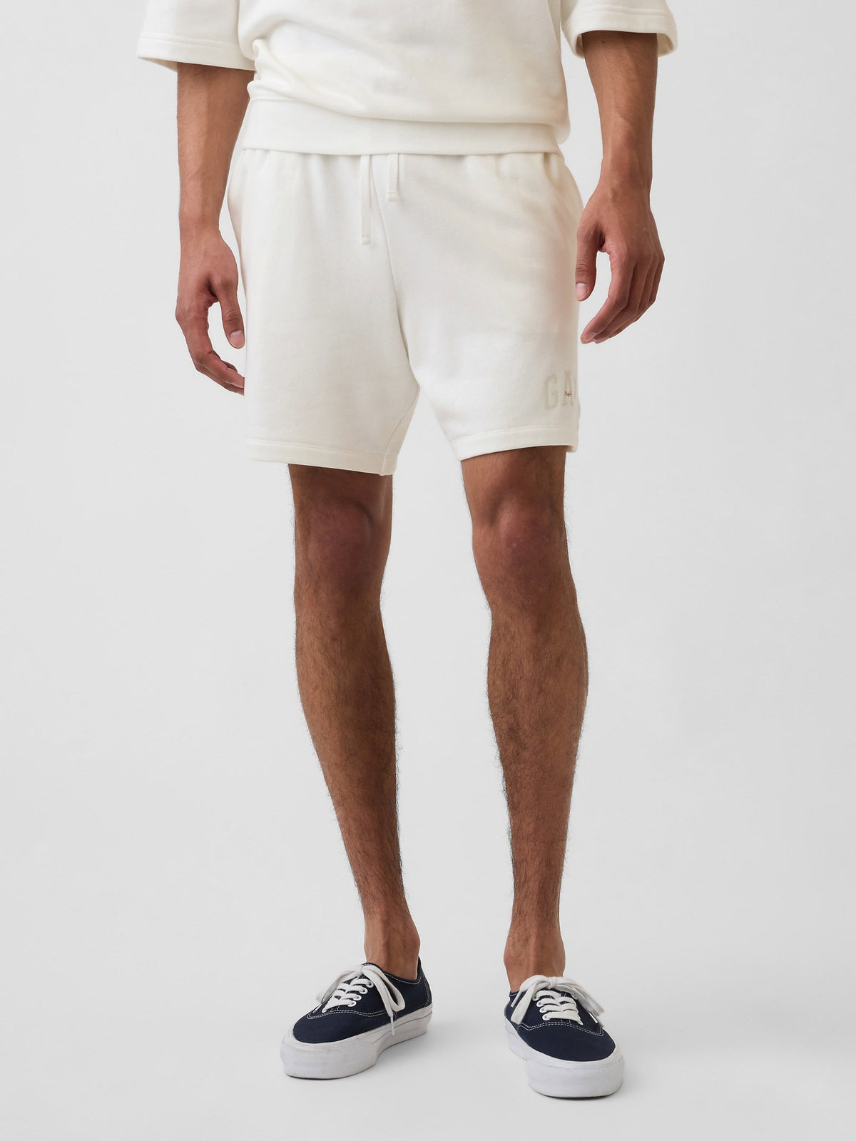 Lacivert Relaxed Gap Logo Fransız Havlu Kumaş Şort