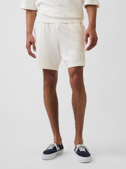 Lacivert Relaxed Gap Logo Fransız Havlu Kumaş Şort