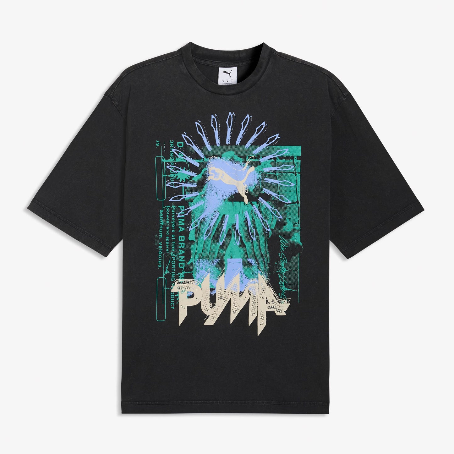 Puma Graphic Erkek Siyah T-shirt