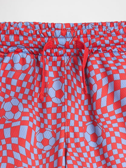 Turuncu Pull-on Mesh Şort