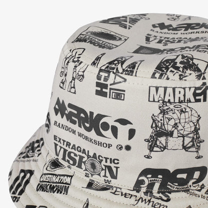 Market?destination?unknown Unisex Krem Bucket Şapka