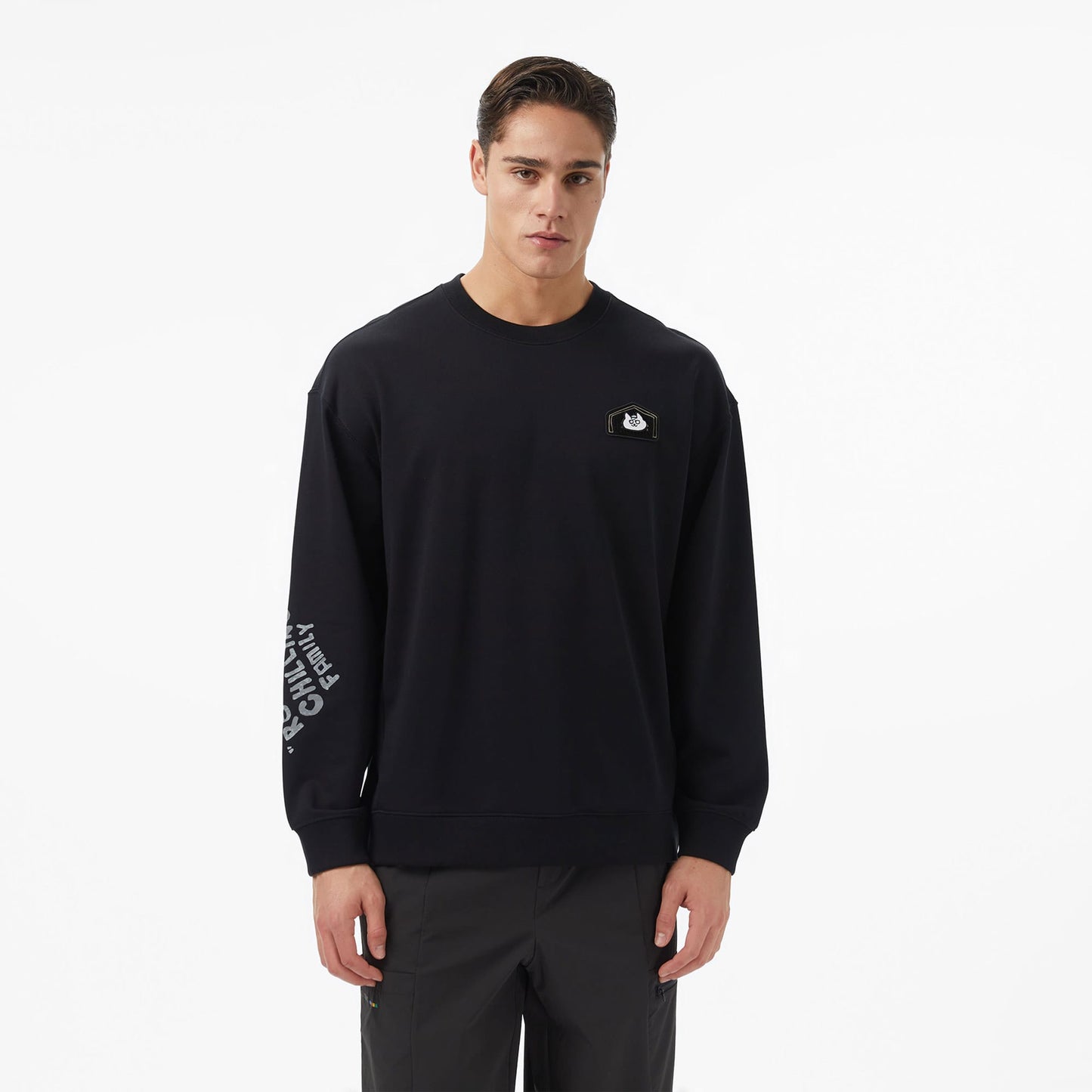 Anta Skaters Family Erkek Siyah Sweatshirt