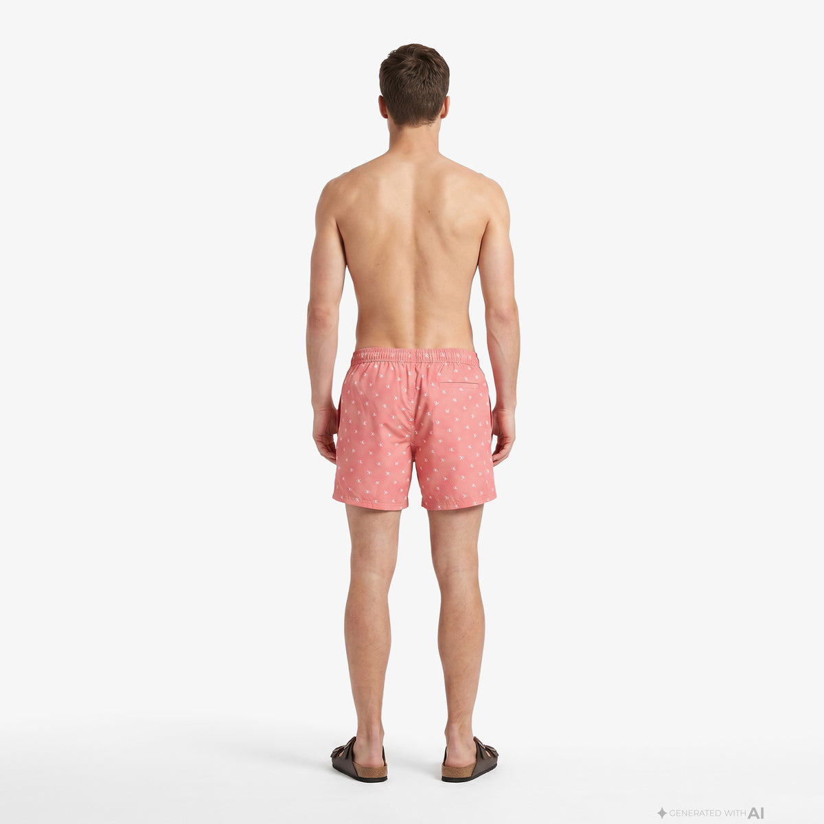 Calvin Klein Medium Drawstring Covered Erkek Turuncu Deniz Şortu