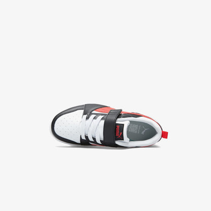Puma Rebound V6 Low Çocuk Beyaz Spor Ayakkabı