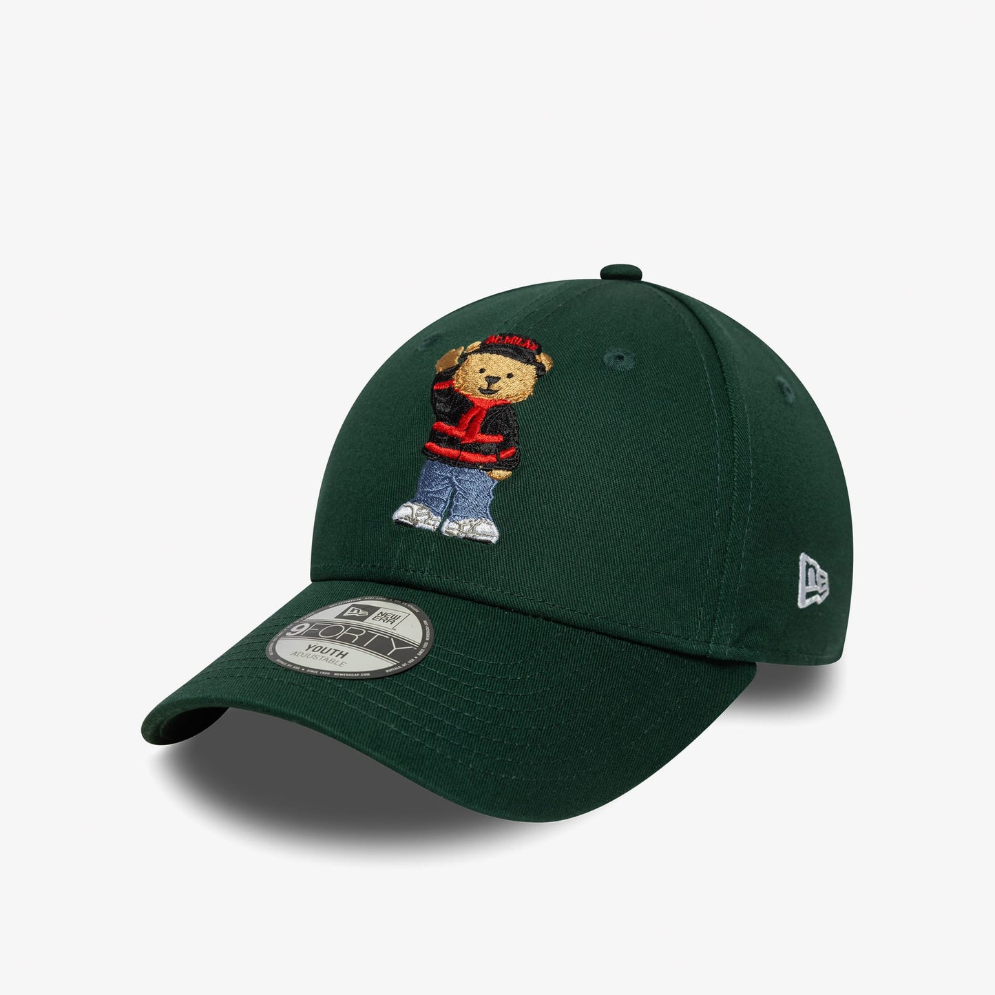 New Era Bear 9forty Ac Milan Çocuk Yeşil Şapka