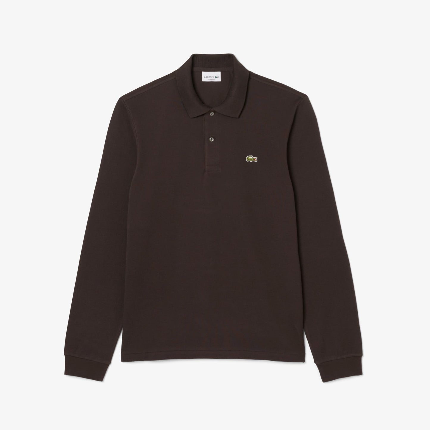 Lacoste L.12.12 Erkek Classic Fit Uzun Kollu Kahverengi Polo