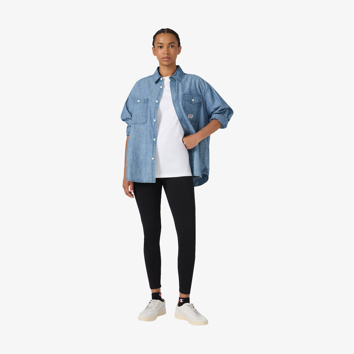 Champion Ss Kadın Beyaz T-shirt