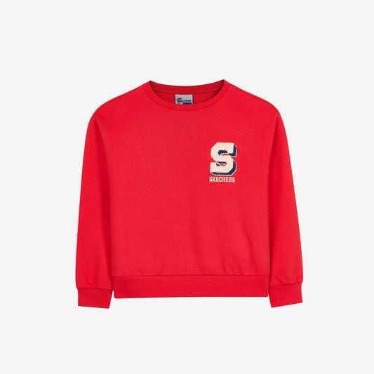 Skechers Collage Sweatshirt Çocuk Lacivert T-shirt