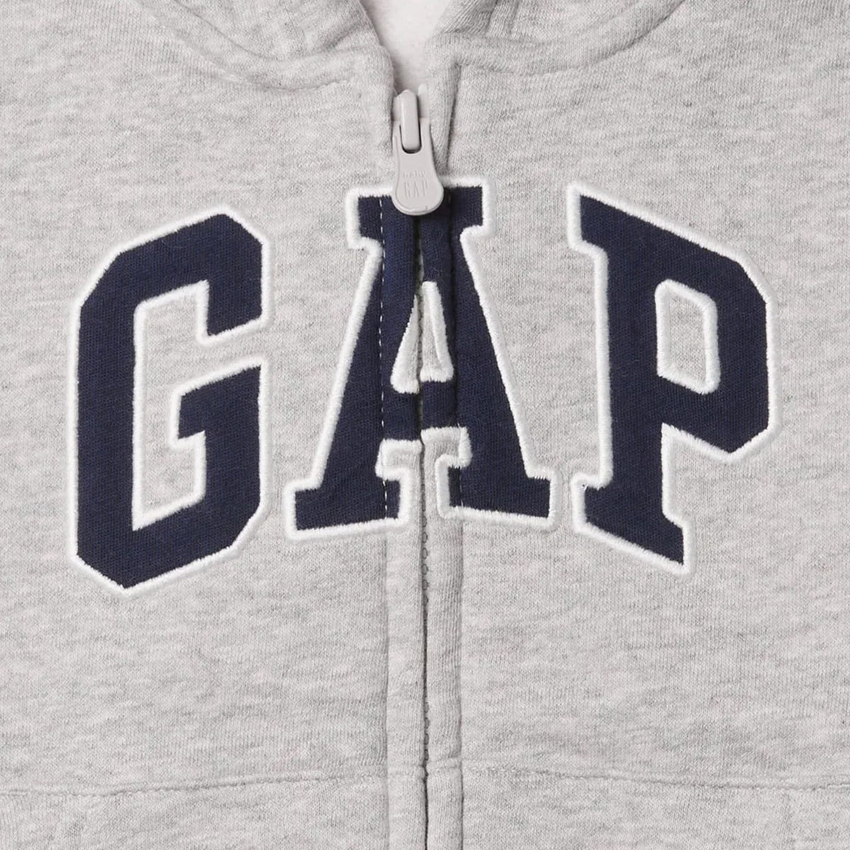 Gap Relaxed Logo Fermuarlı Çocuk Gri Sweatshirt