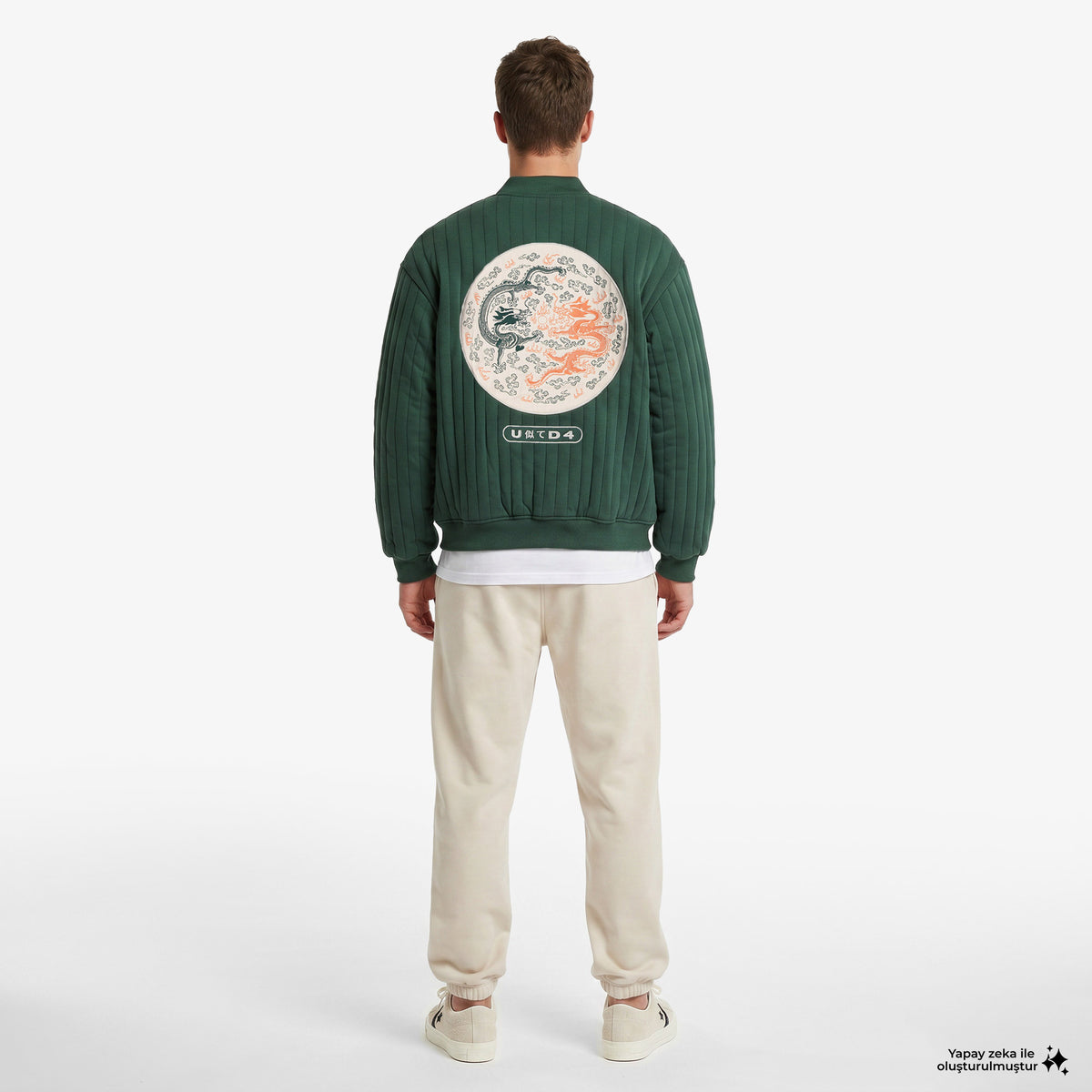 United4 Regular Fit Erkek Yeşil Mont