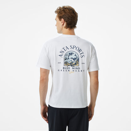 Anta Sports Erkek Beyaz T-shirt