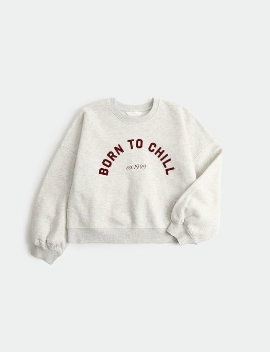 Pamuk Karışımlı Born To Chill Pijama Üstü