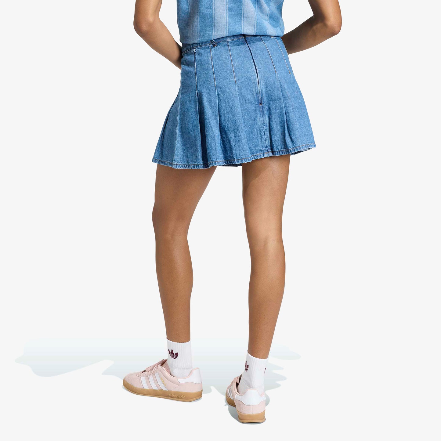 Adidas Denim Kadın Mavi Etek