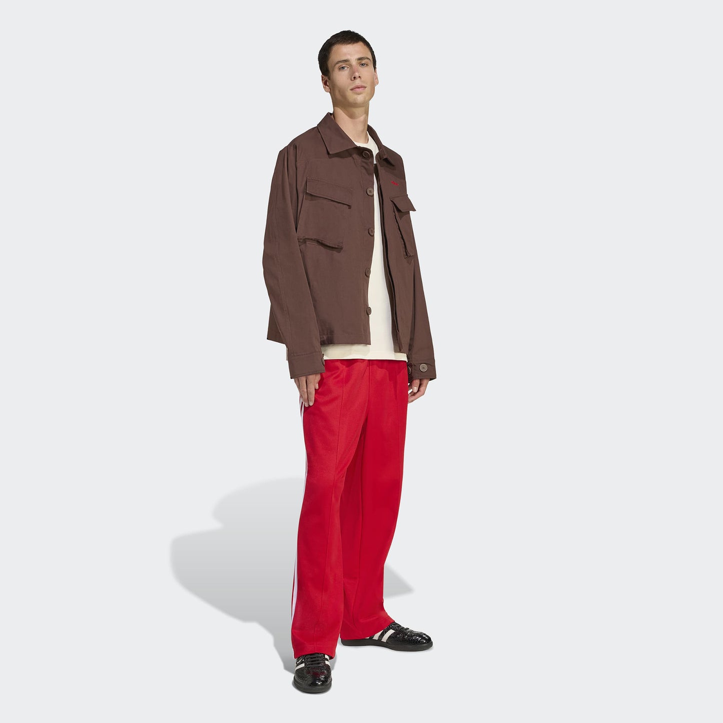 Adidas Regular Fit Erkek Bordo Ceket