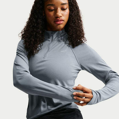 Nike Tempo Dri Fit Half Zip Kadın Siyah Sweatshirt