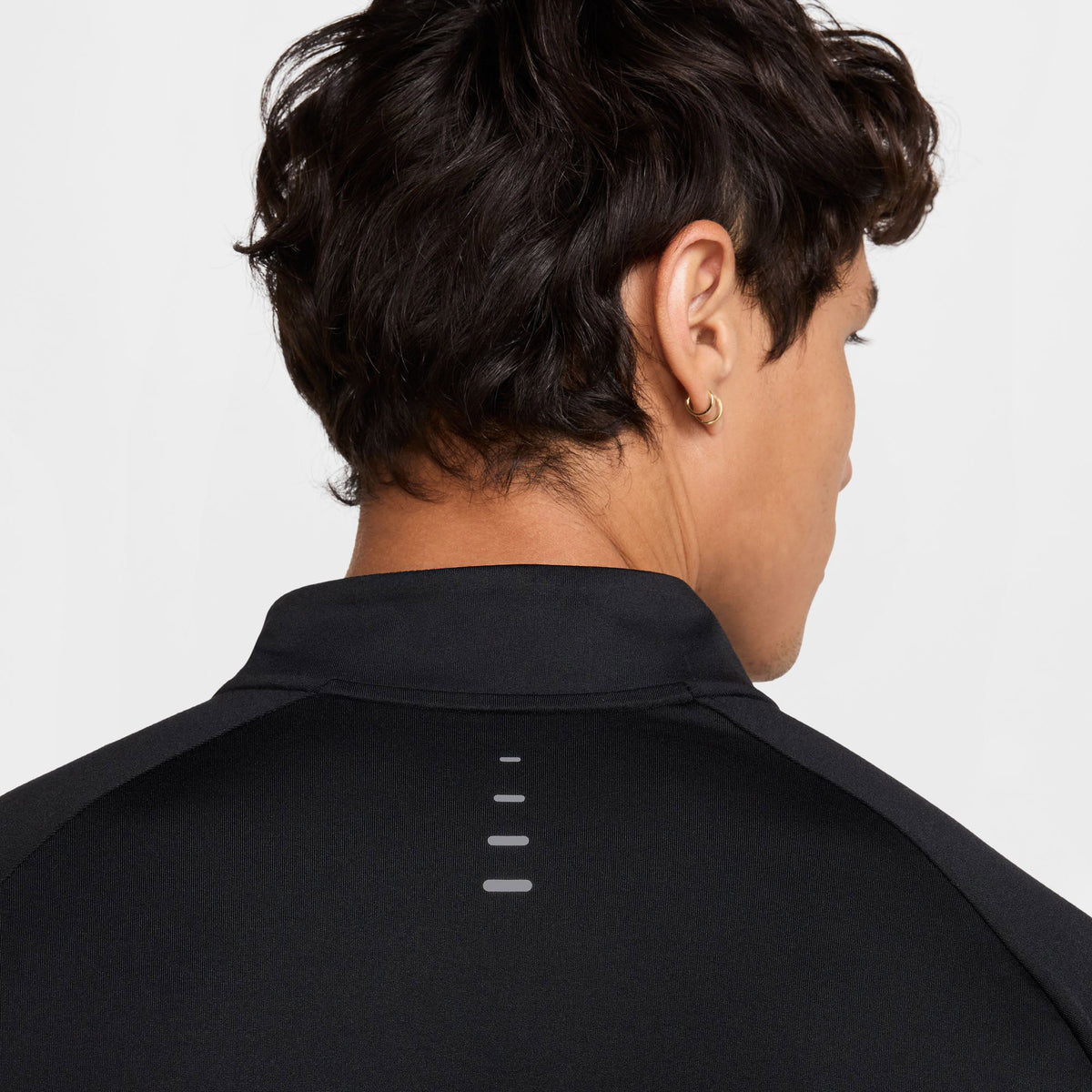 Nike Stride Erkek Siyah Koşu Sweatshirt