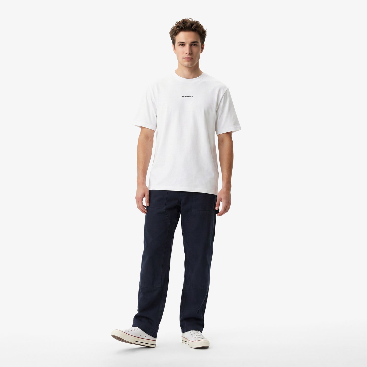 Converse Regular Fit Erkek Beyaz T-shirt