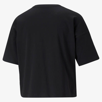 Puma Essentials Logo Kadın Siyah T-shirt