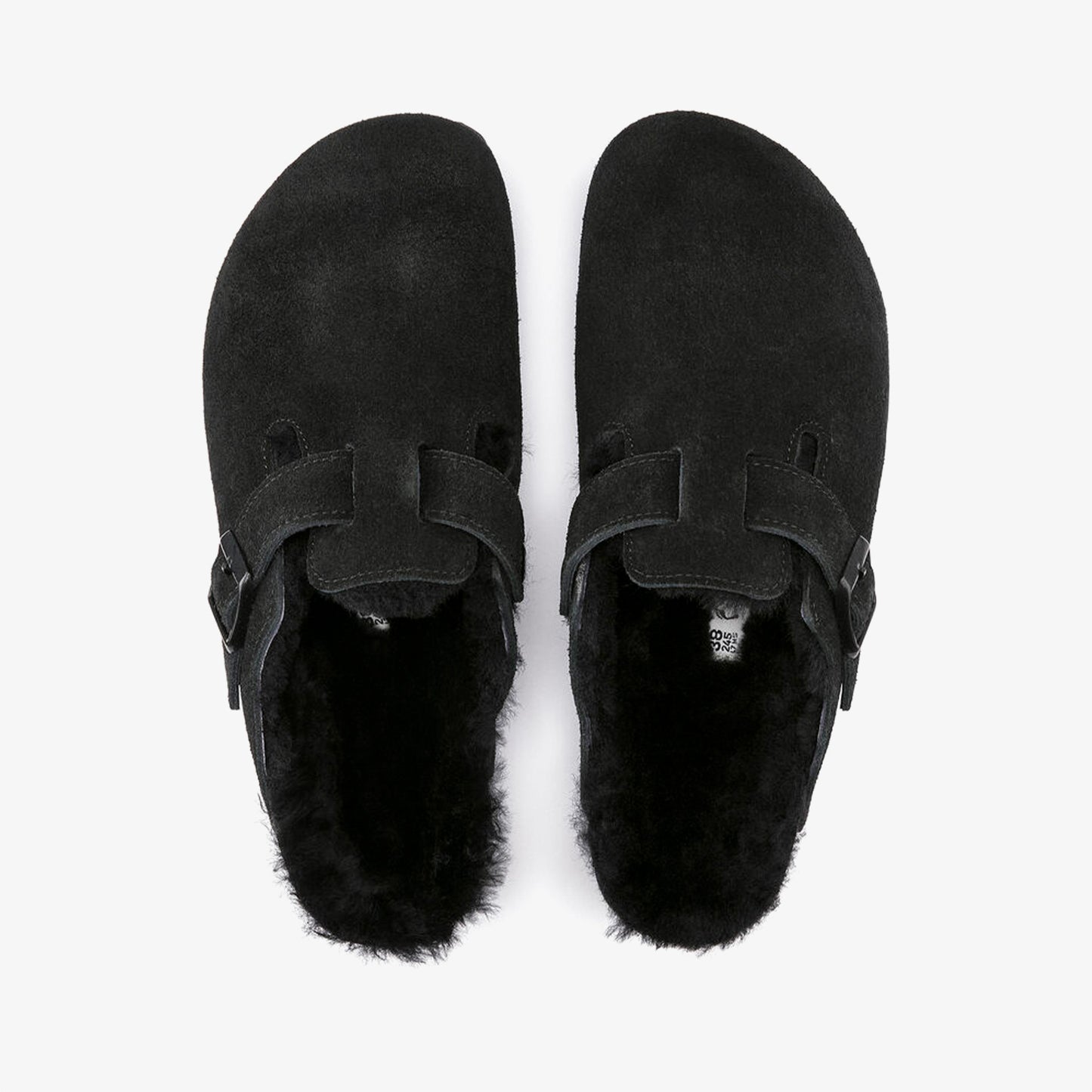 Birkenstock Boston Fell Vi Unisex Siyah Terlik