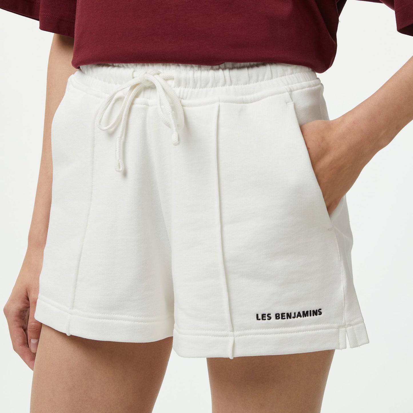Les Benjamins Essentials Kadın Beyaz Şort