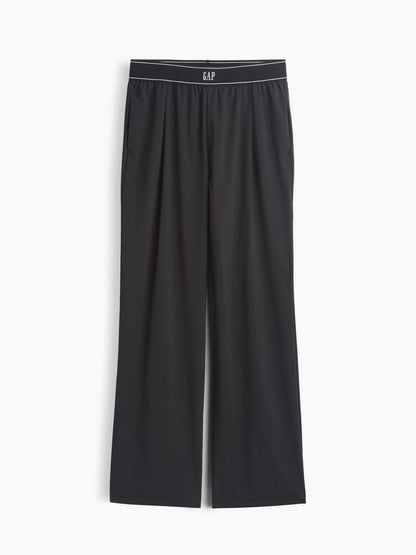 Siyah Gapfit Pileli Easy Logo Pantolon