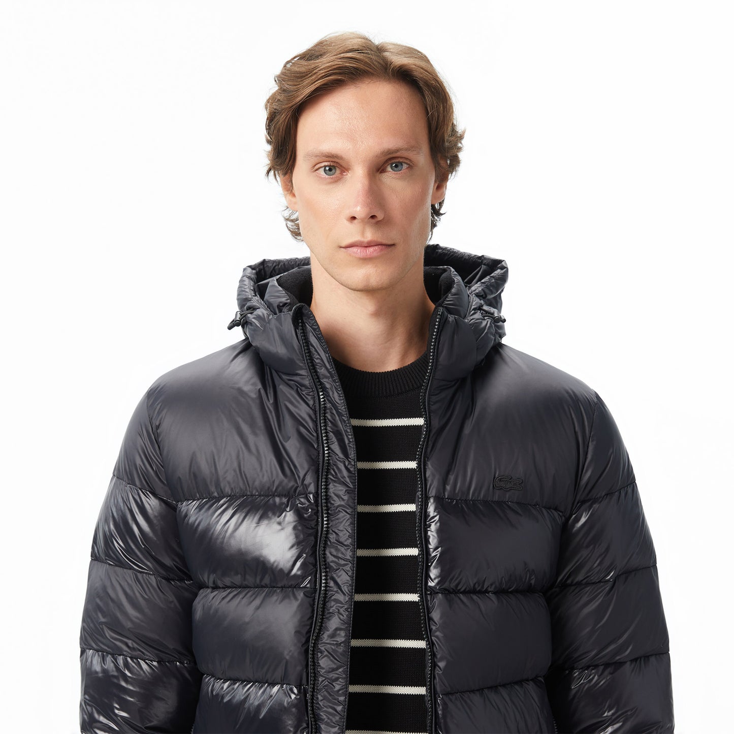 Lacoste Relaxed Fit Erkek Siyah Mont