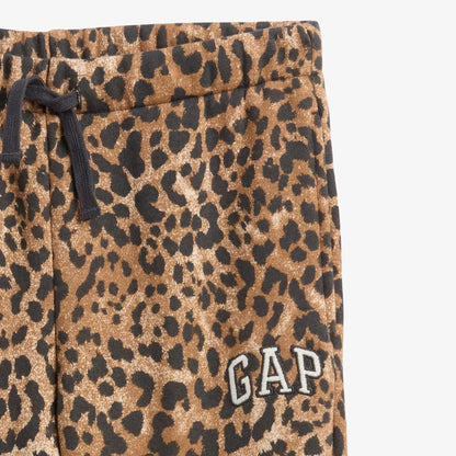 Gap V-fa Logo Heritage Çocuk Kahverengi Eşofman Altı
