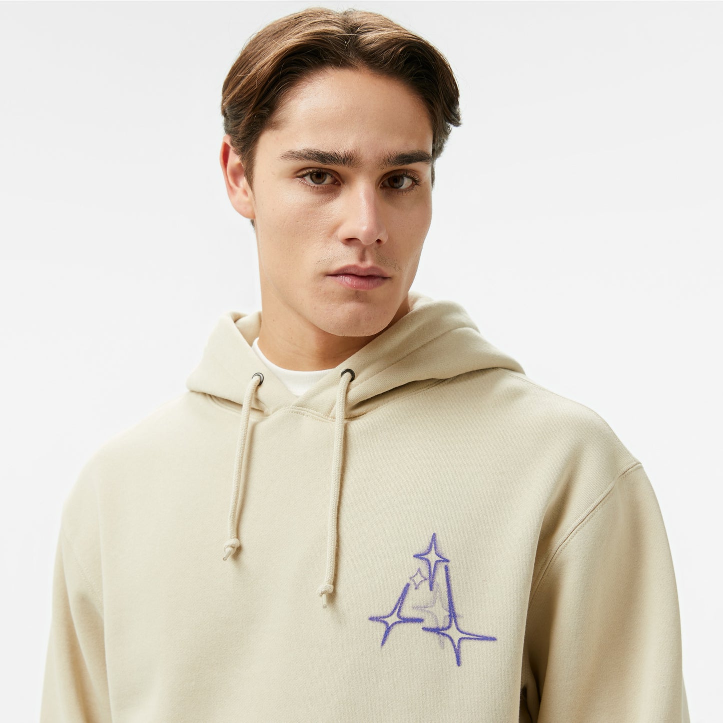Huf Gleam P/o Erkek Bej Hoodie