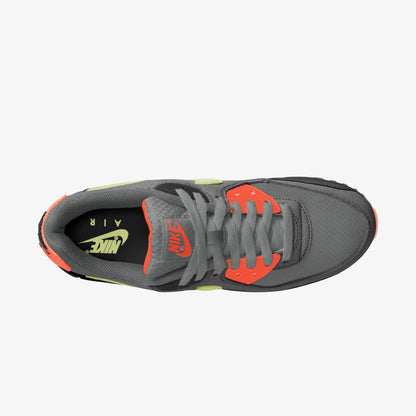 Nike Air Max 90 Smoke Grey/hyper Crimson Erkek Siyah Spor Ayakkabı