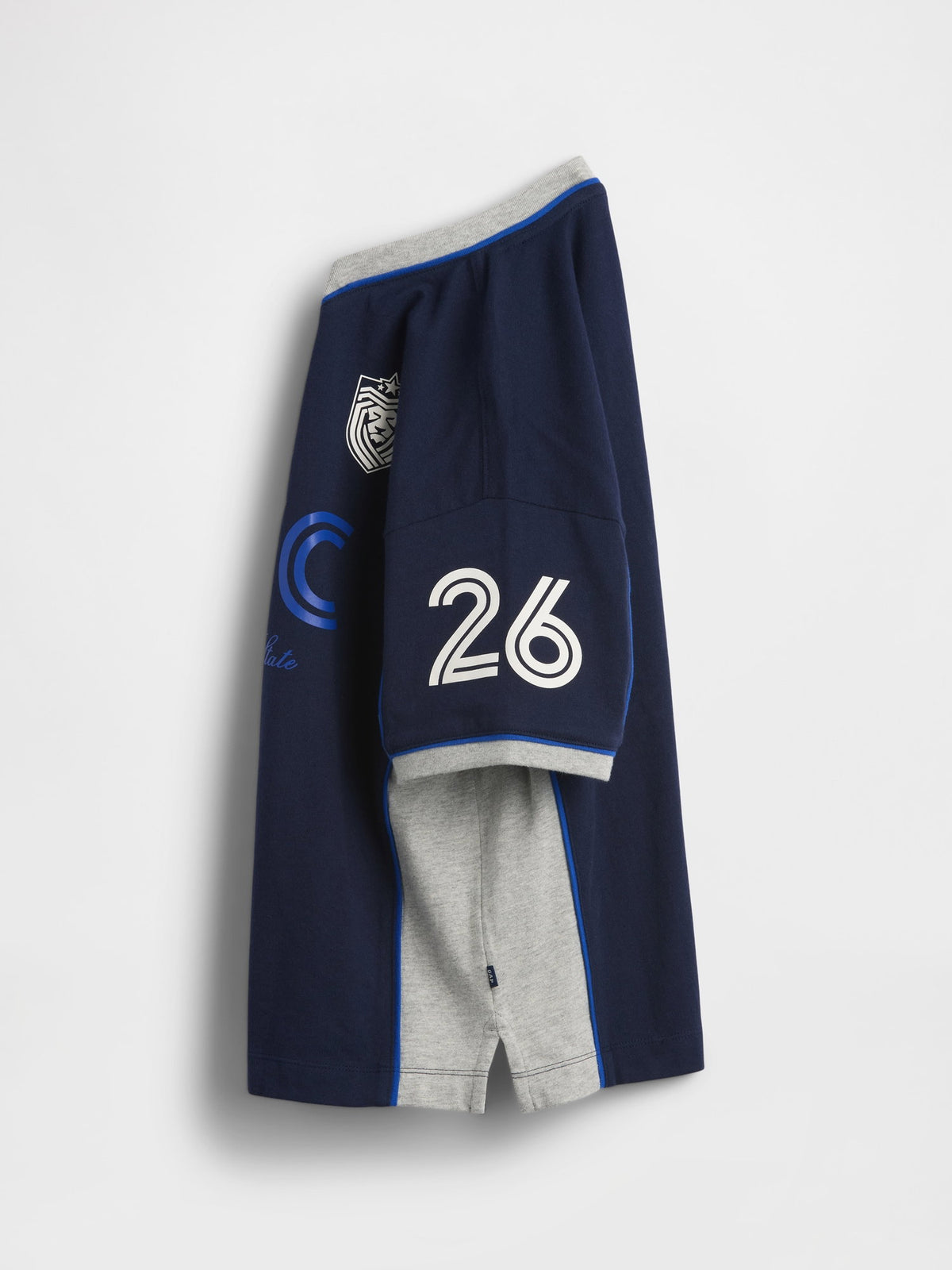 Lacivert Oversized Jersey T-shirt