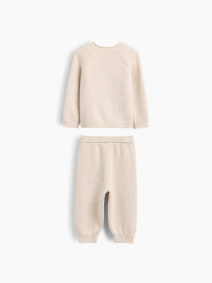 Bej Brannan Bear Triko Outfit Set