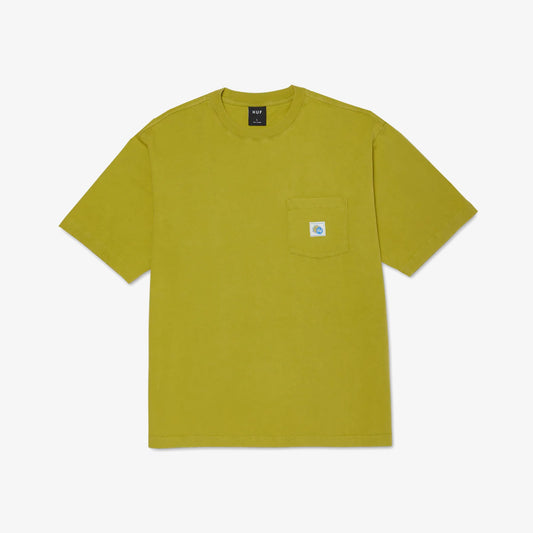 Huf Total Eclipse Knit Box Erkek Yeşil T-shirt