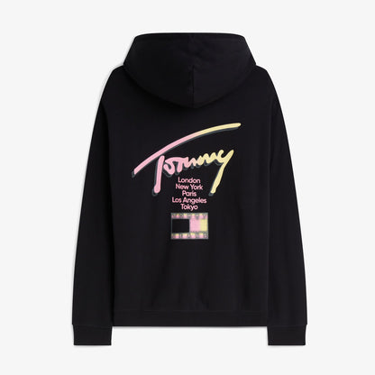 Tommy Hilfiger Rlx Signature Erkek Siyah Sweatshirt