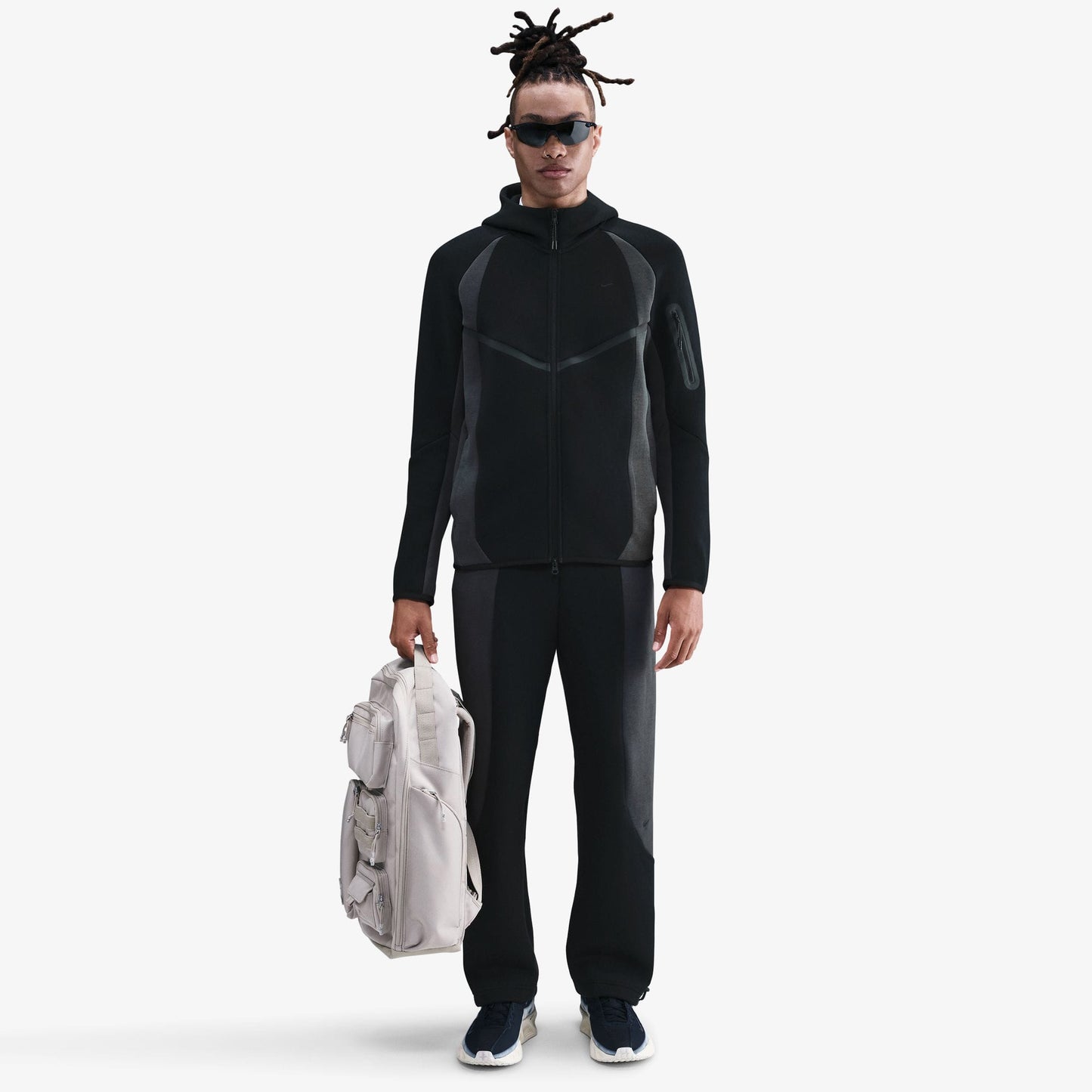 Nike Tech Fleece Windrunner Erkek Siyah Ceket