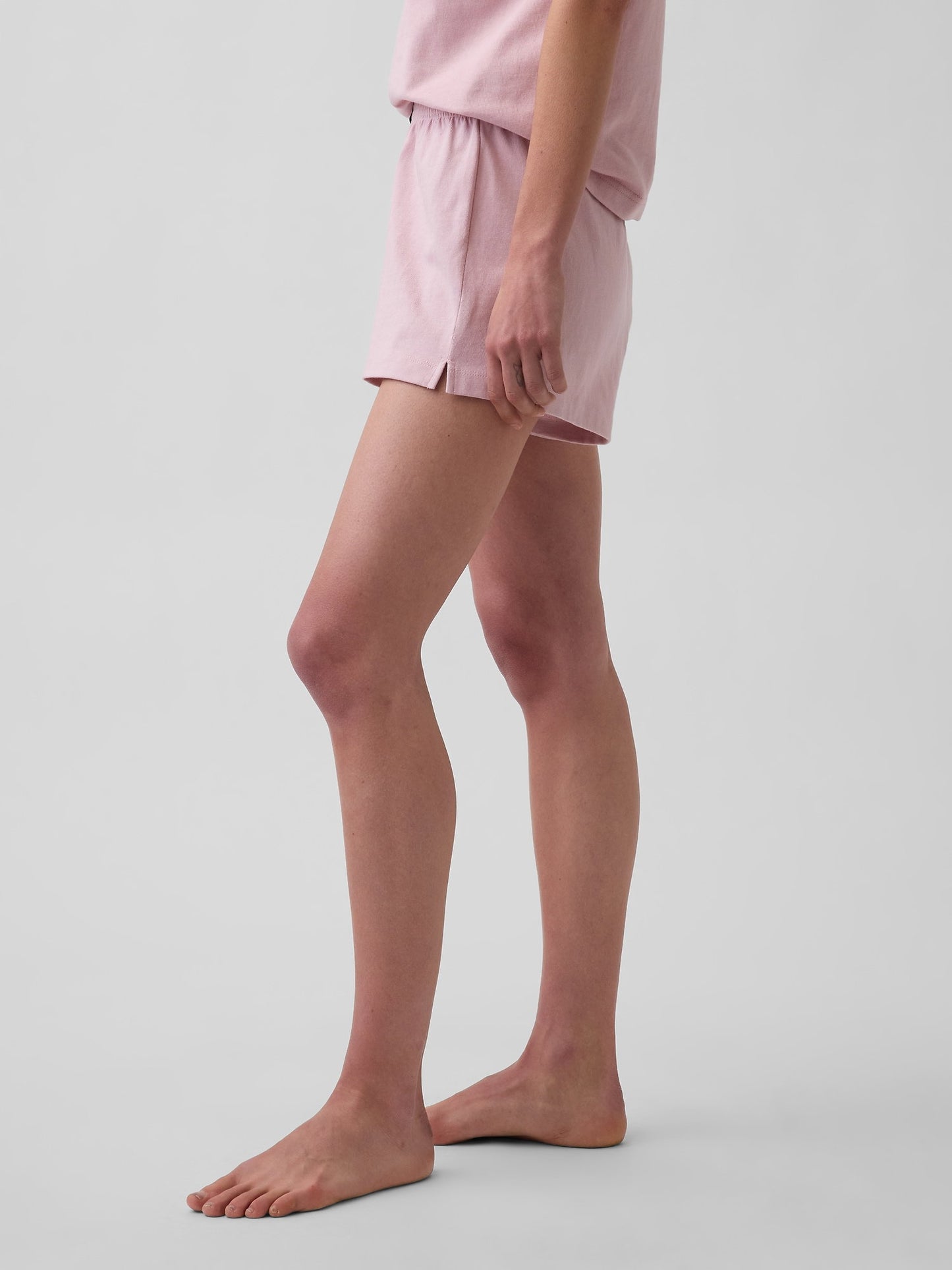 Açık Pembe Boxer Pijama Şort