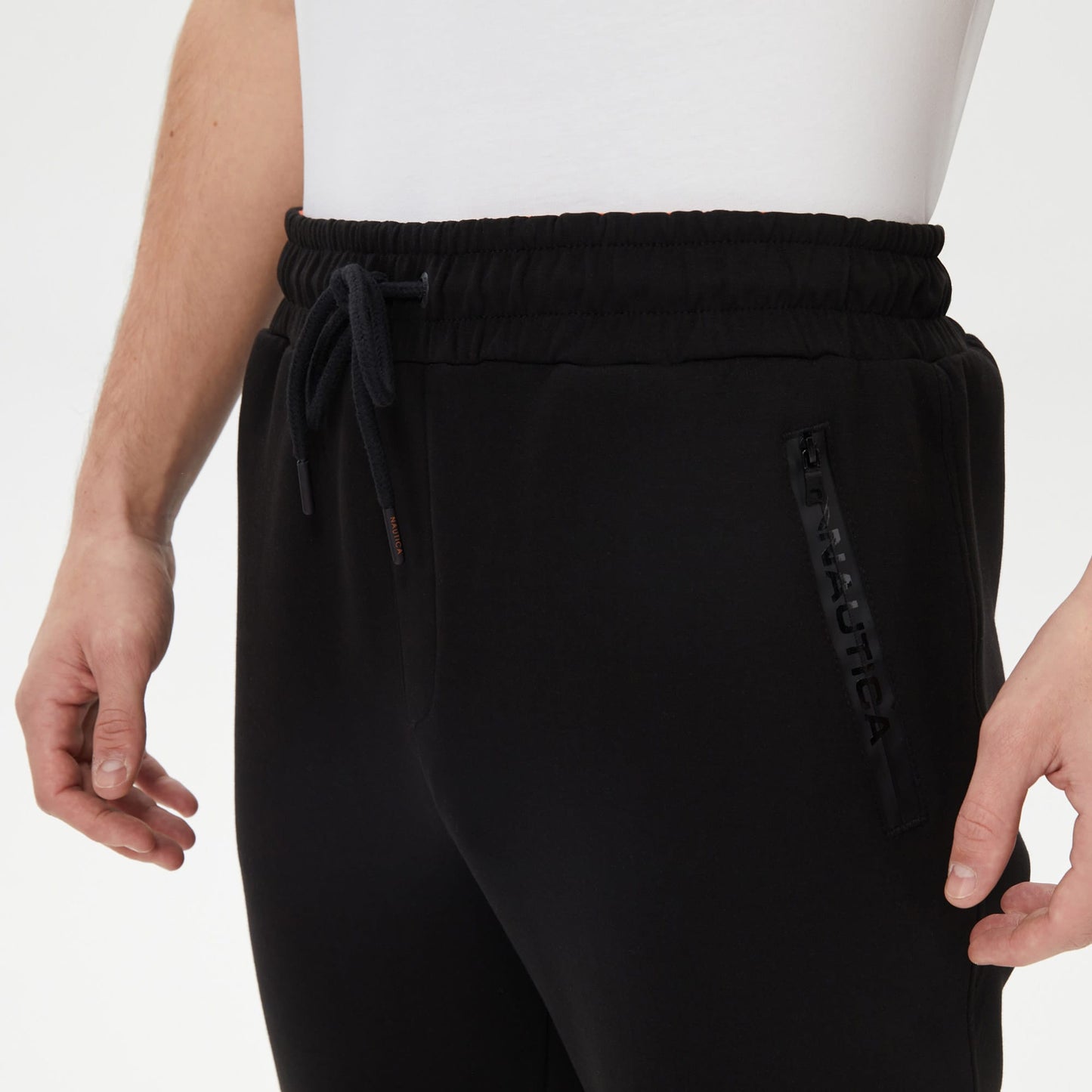 Nautica Erkek Siyah Standart Fit Eşofman Altı