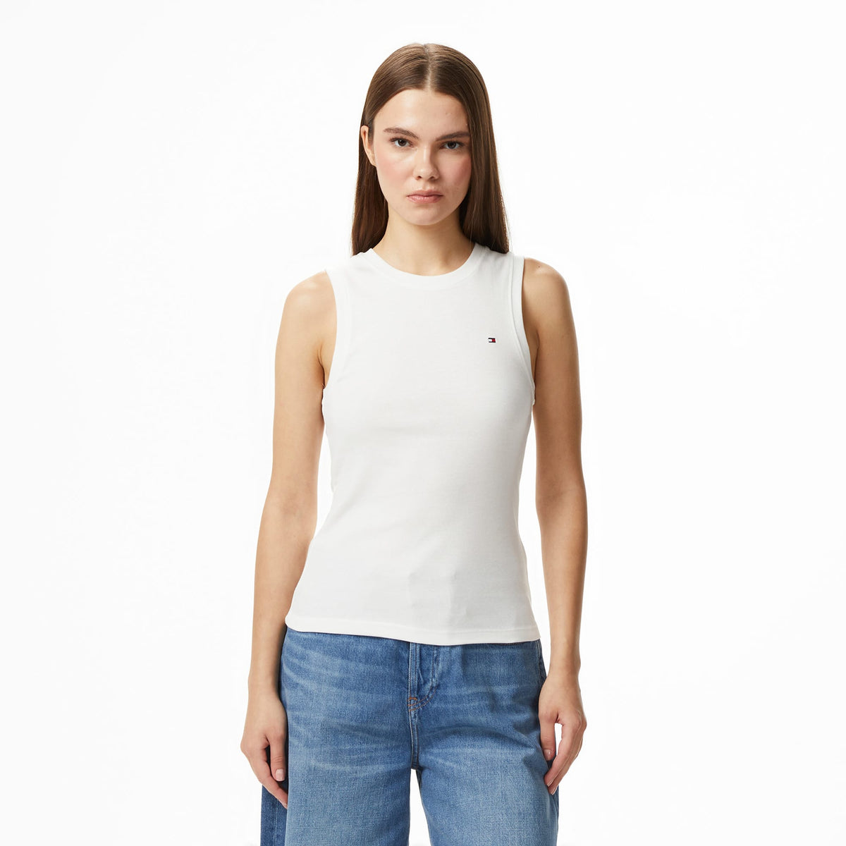 Tommy Hilfiger Modern Cody Kadın Beyaz T-shirt
