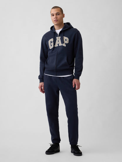 Lacivert Vintagesoft Arch Logo Tam Fermuarlı Sweatshirt